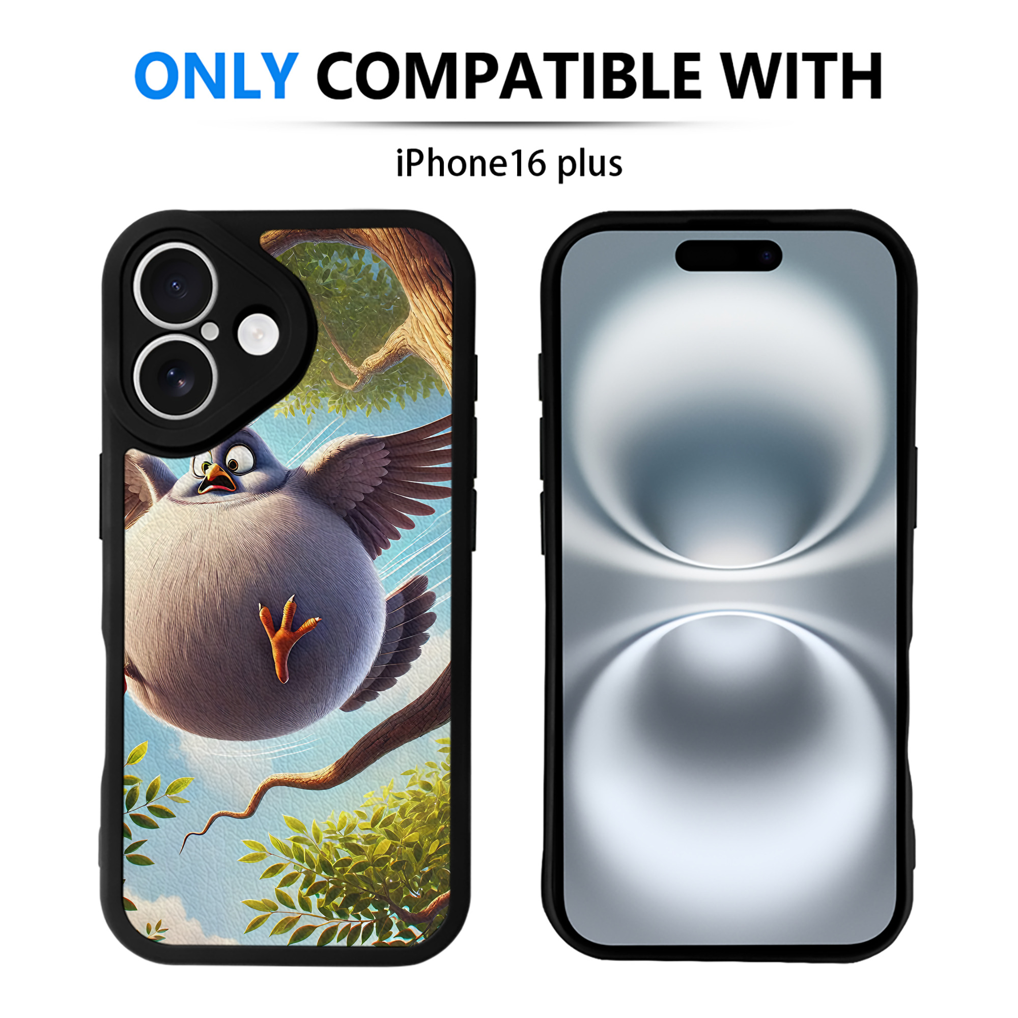 （画像用） Angry Birds アングリーバード 【iPhone 16シリーズ対応】シリコンスマホケース（レザー調） 材質：シリコン